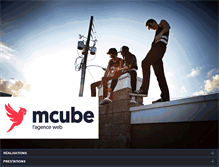 Tablet Screenshot of mcube.fr